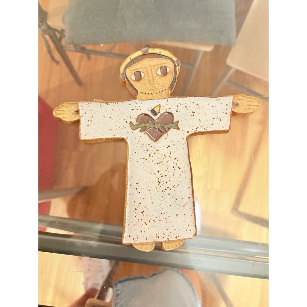 St Andrew’s Abbey and Star Angel Ceramic Pendat. Pack 2